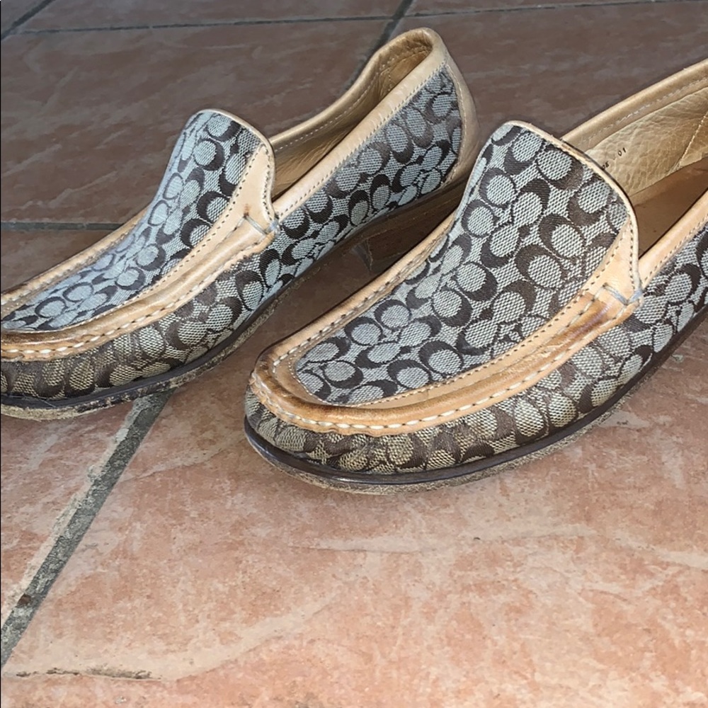 Coach Healed Flats